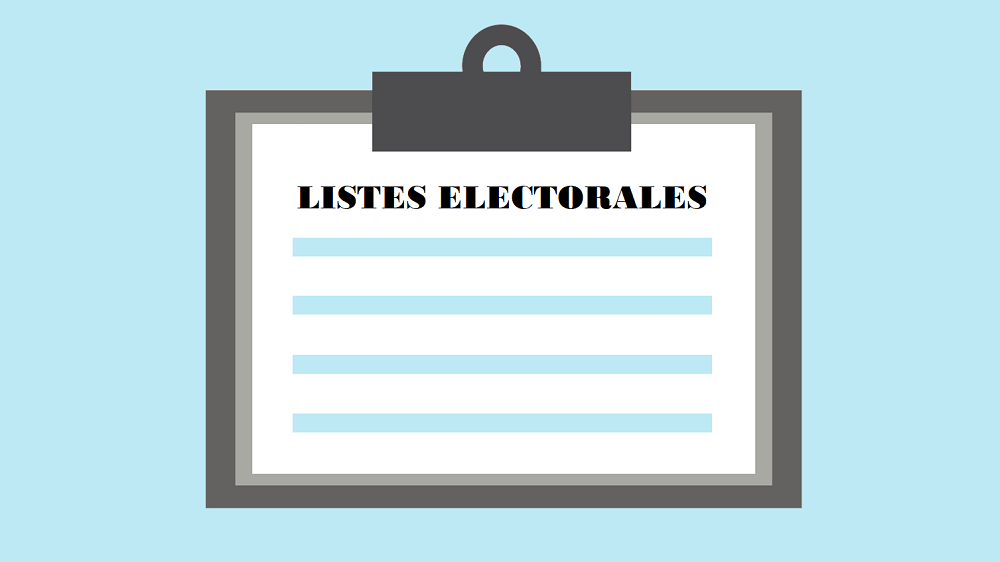 Inscriptions listes électorales